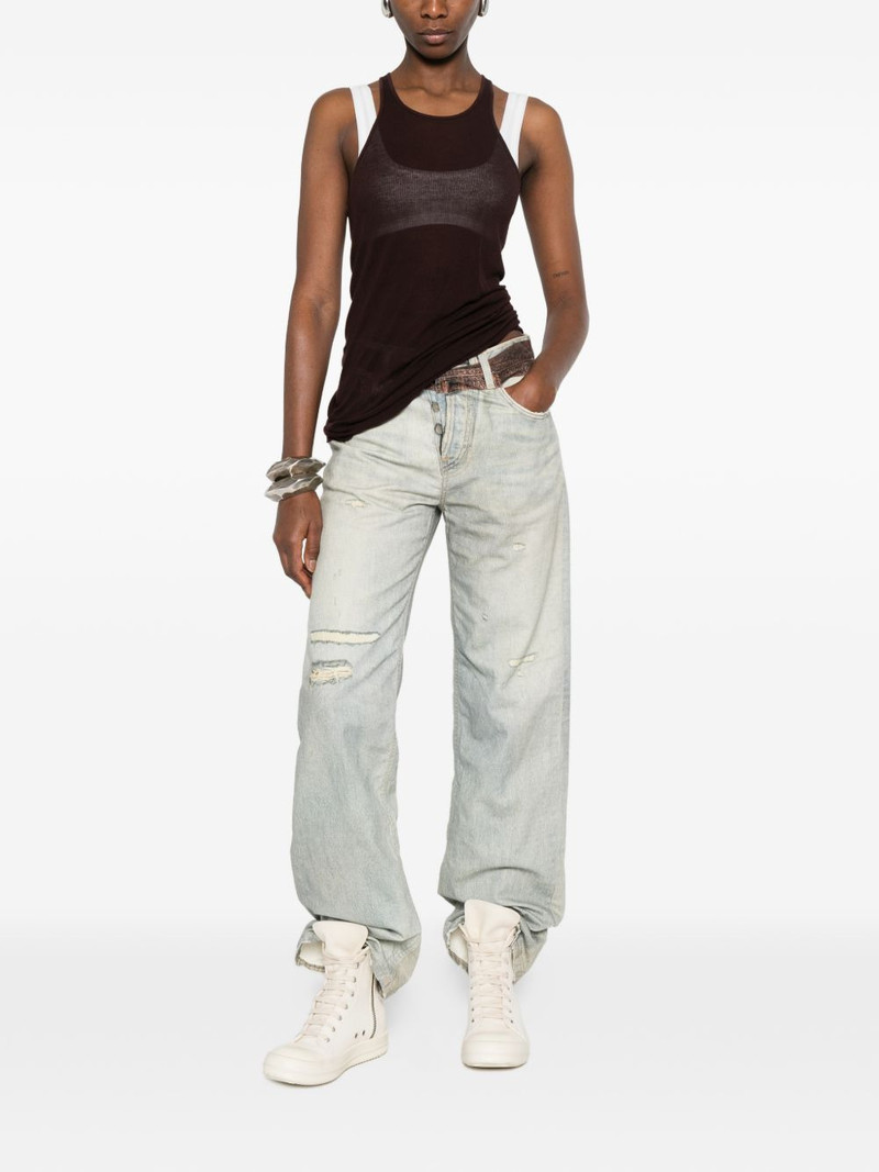 HAIKURE Bonnie printed-belt trousers outlook