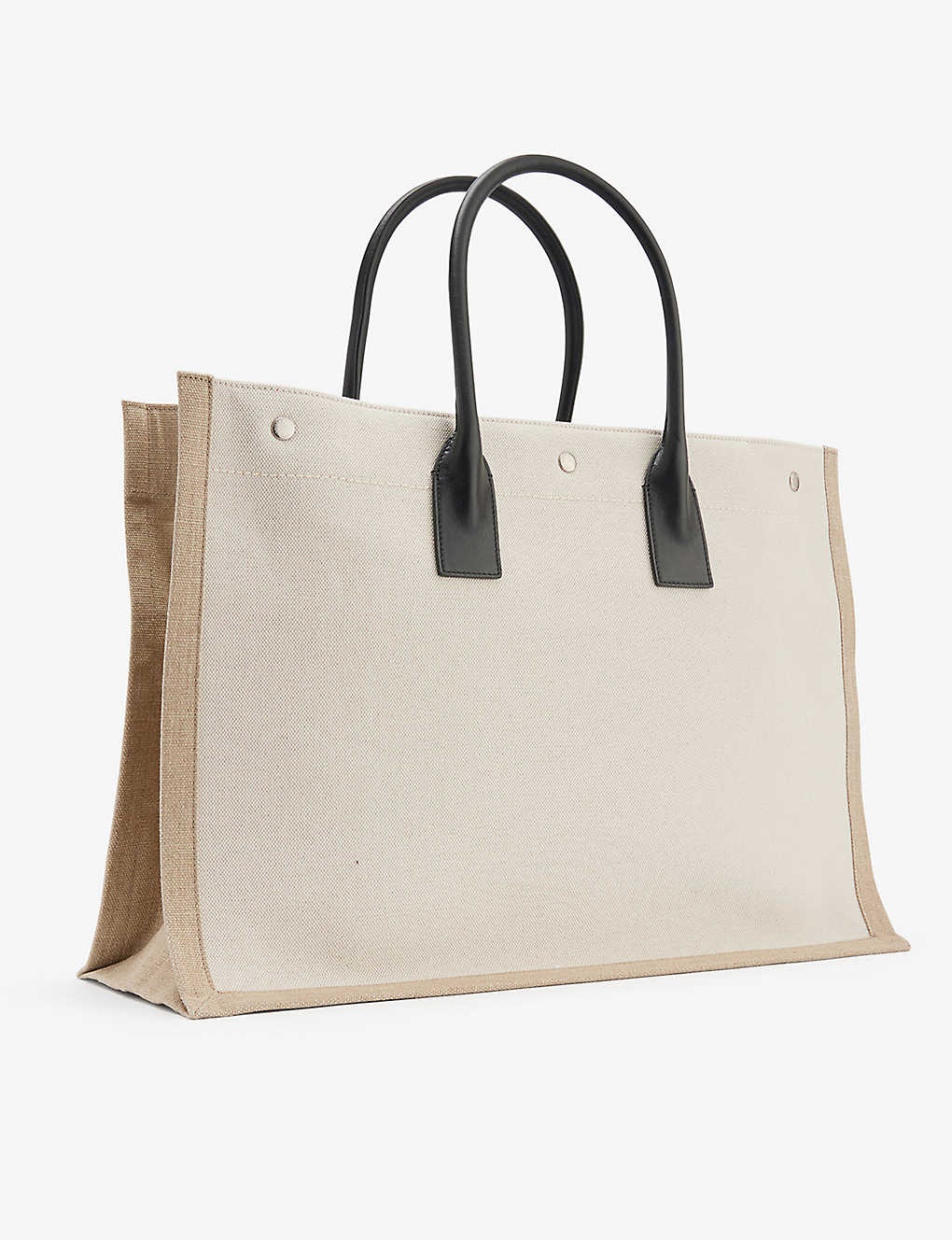 Rive Gauche cotton and linen tote bag - 3