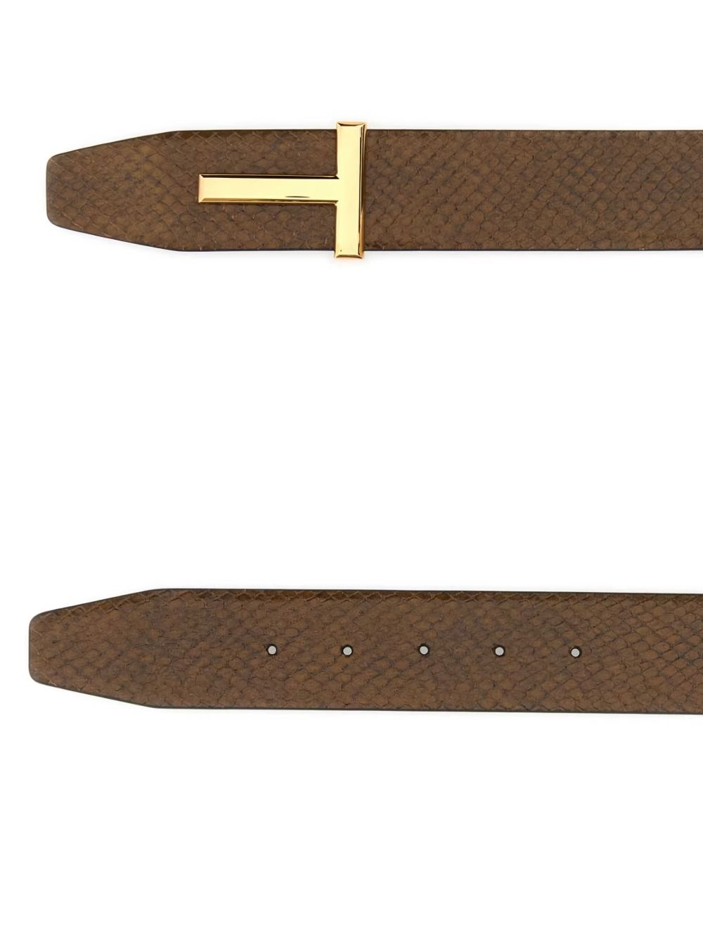 reversible leather belt - 2