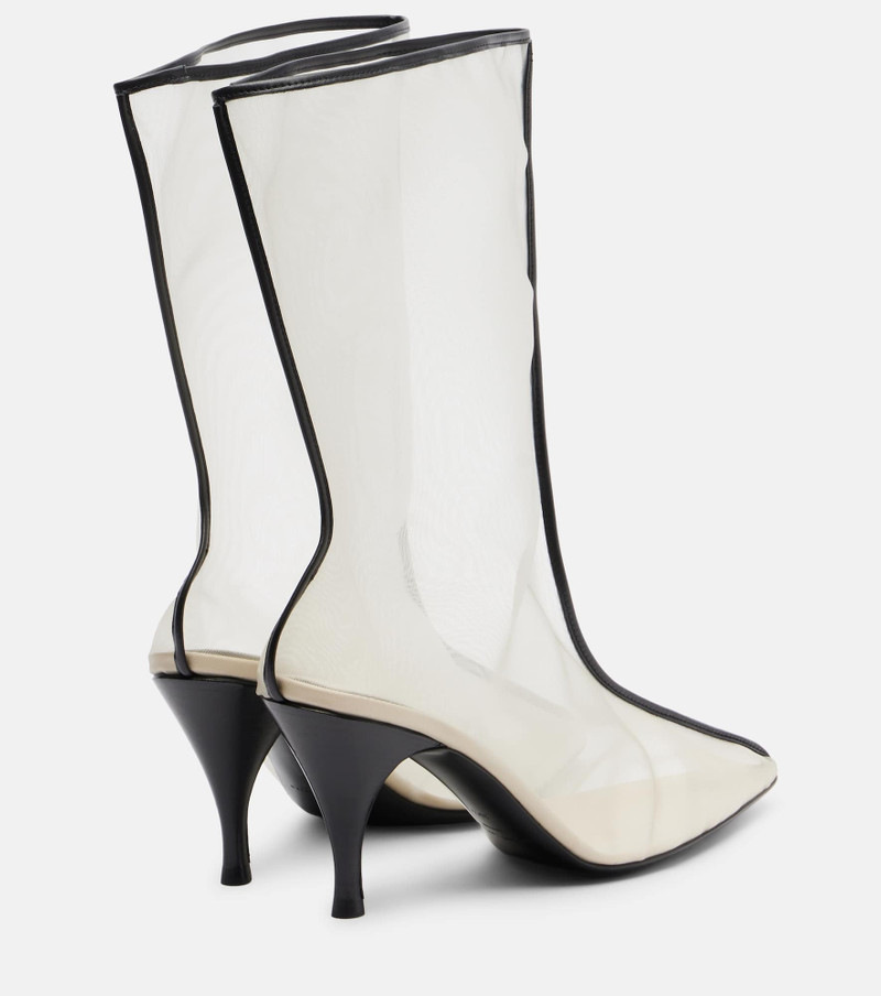 herbert levine Drawing A Blank 85 mesh mid-calf boots outlook