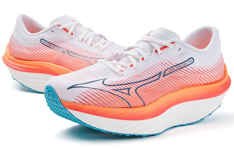 Mizuno Wave Rebellion Pro 'White Orange' J1GC231701 - 4