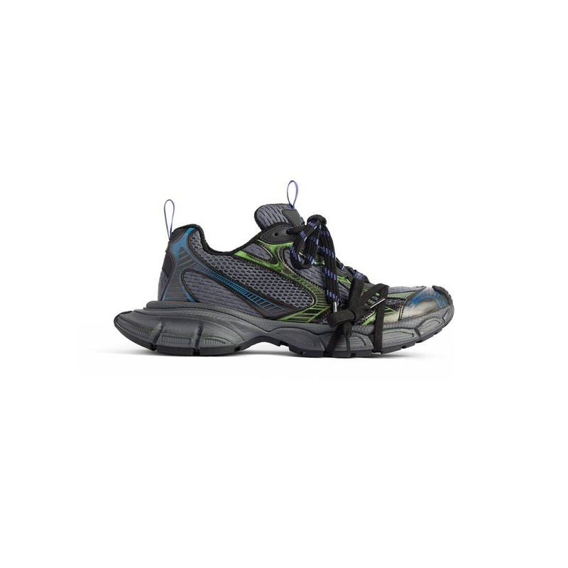 Men's 3xl Sneaker in Dark Green/black/blue/green - 1