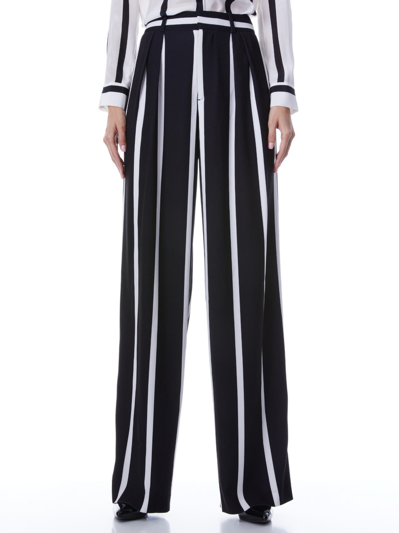 POMPEY HIGH WAISTED PLEATED PANTS 2