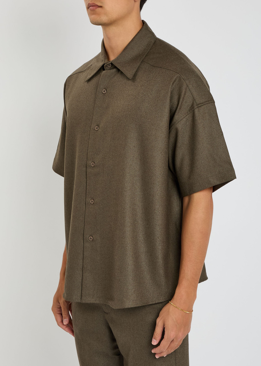 Entire Studios Short Sleeve Wool Shirt - 2