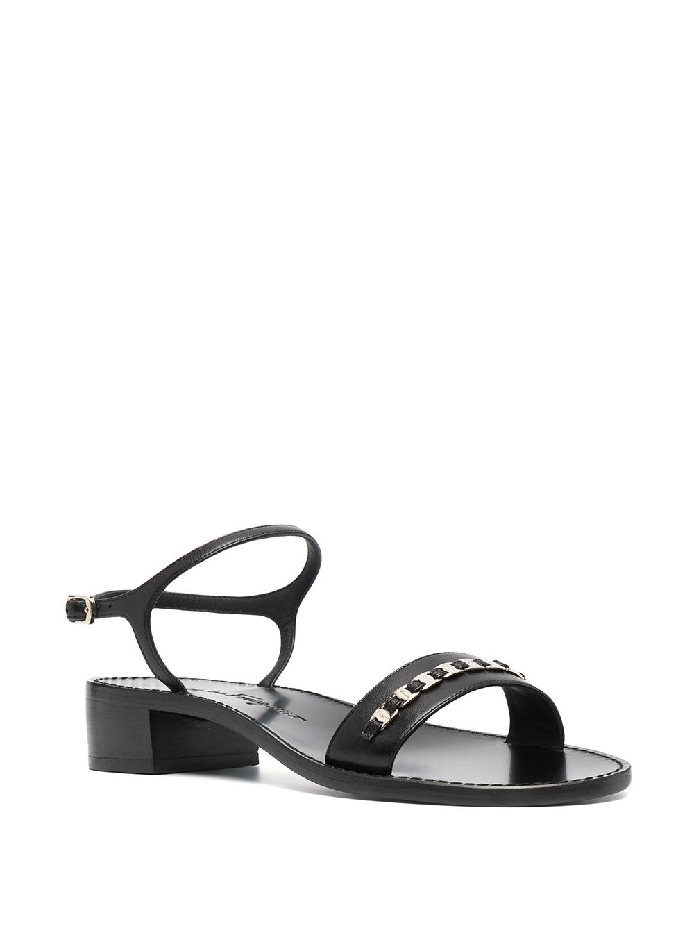 tiny Vara bow appliqué trim sandals - 2