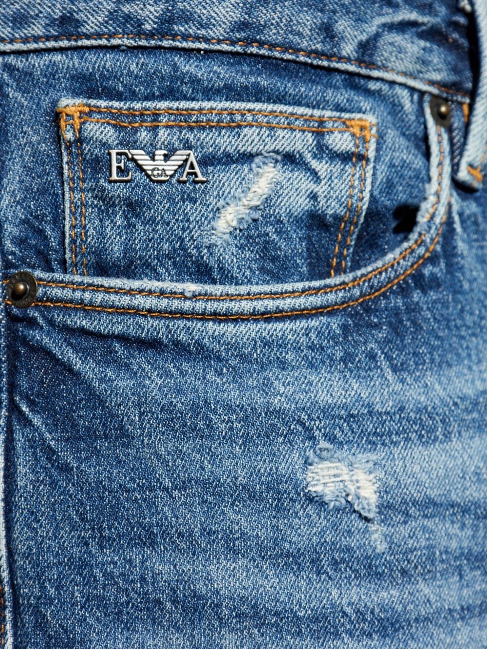distressed-effect jeans - 5