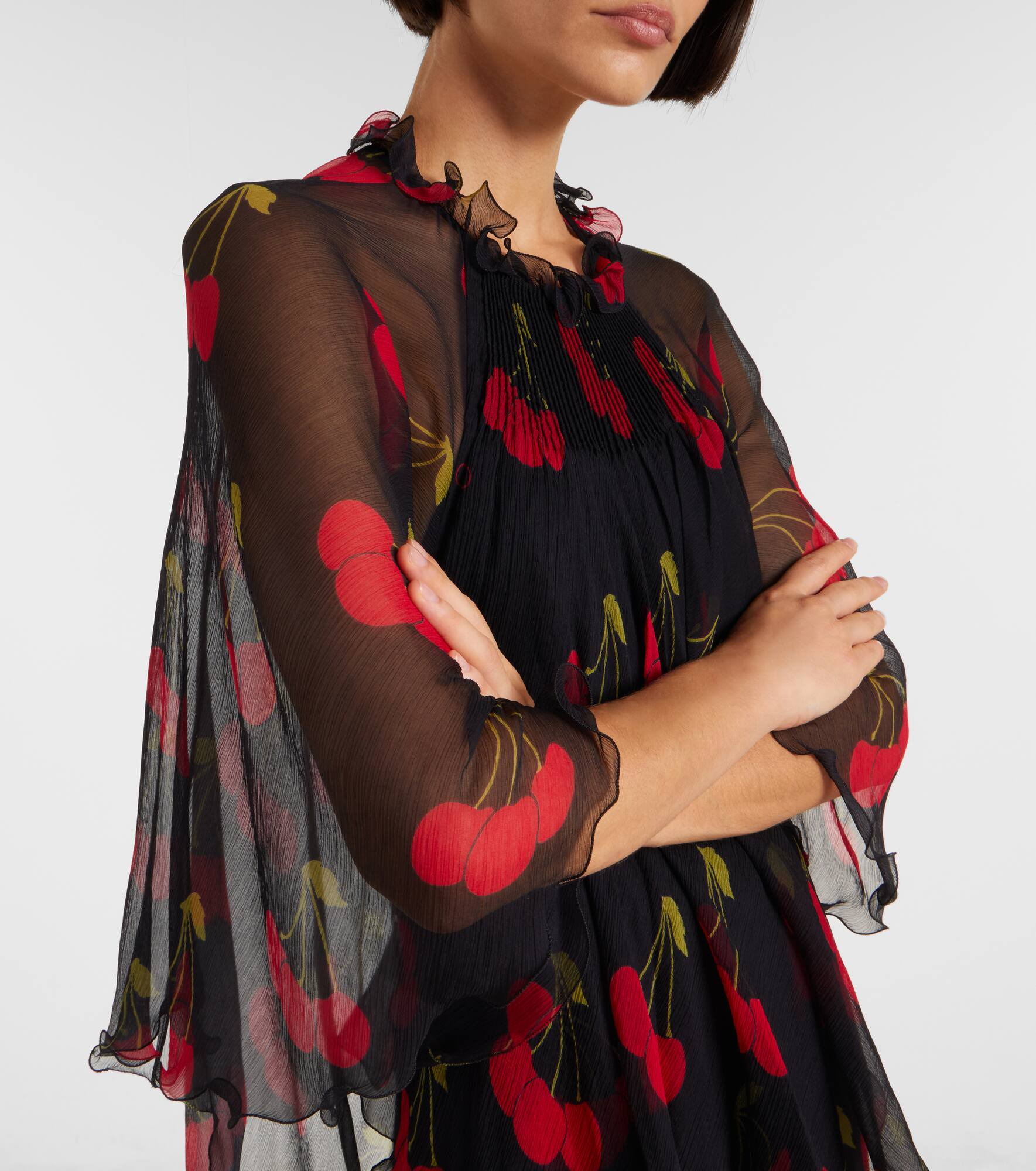 Creponne Chiffon gown - 4