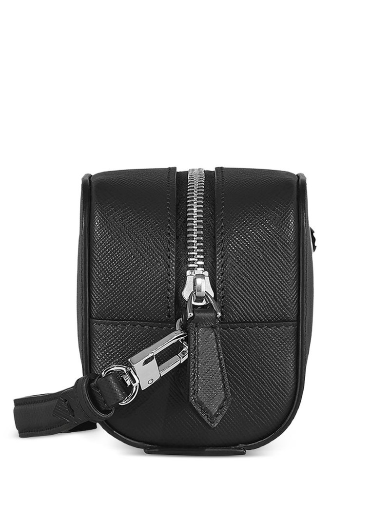 embossed ring leather shoulder bag 3