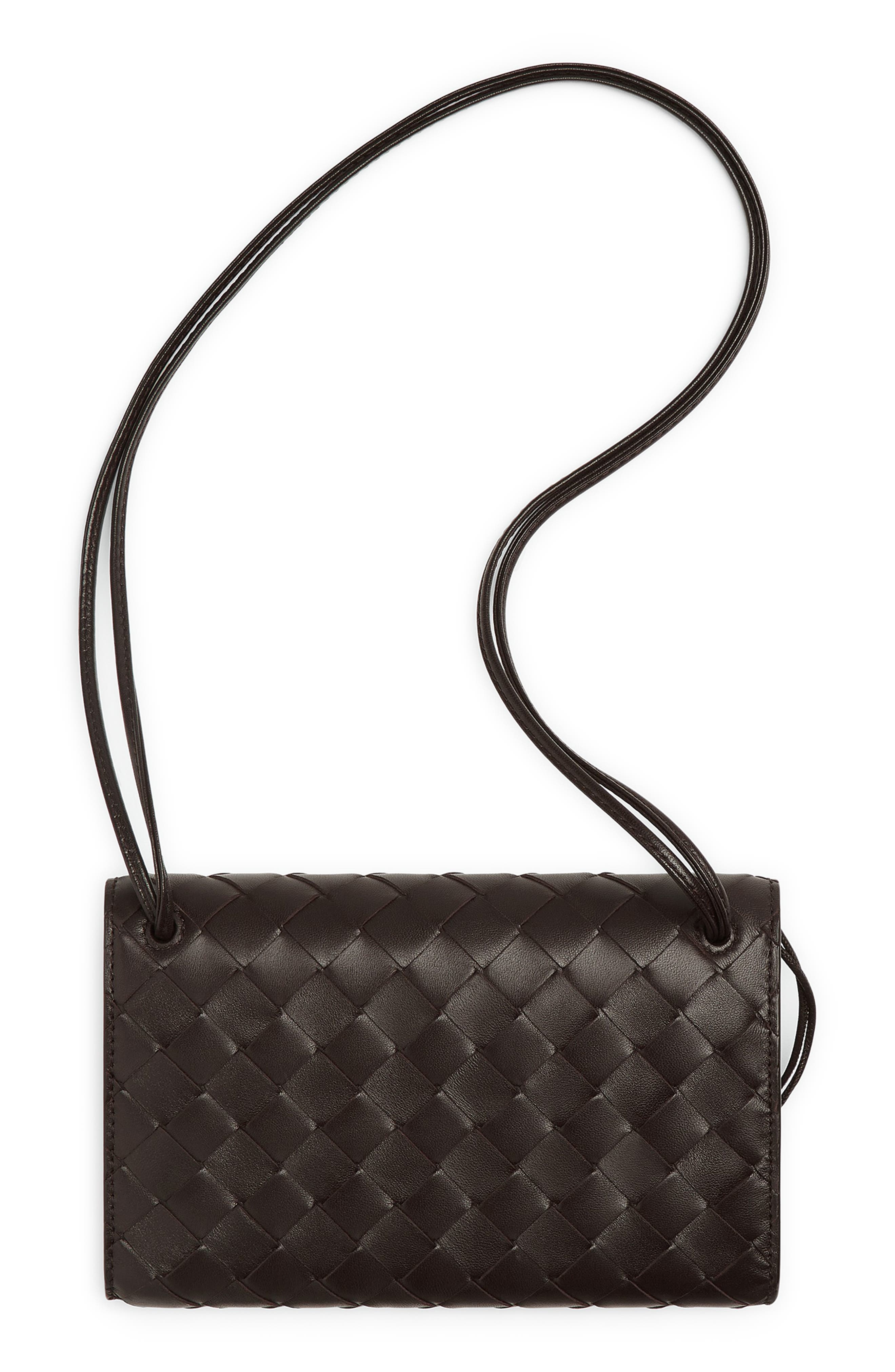 Bottega Veneta Andiamo Intrecciato Leather Slim Shoulder Bag in 2190 Fondant-M Brass at Nordstrom - 3