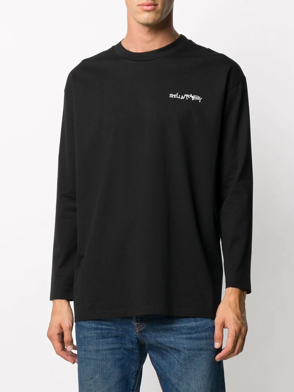 graphic print long-sleeve T-shirt  - 5