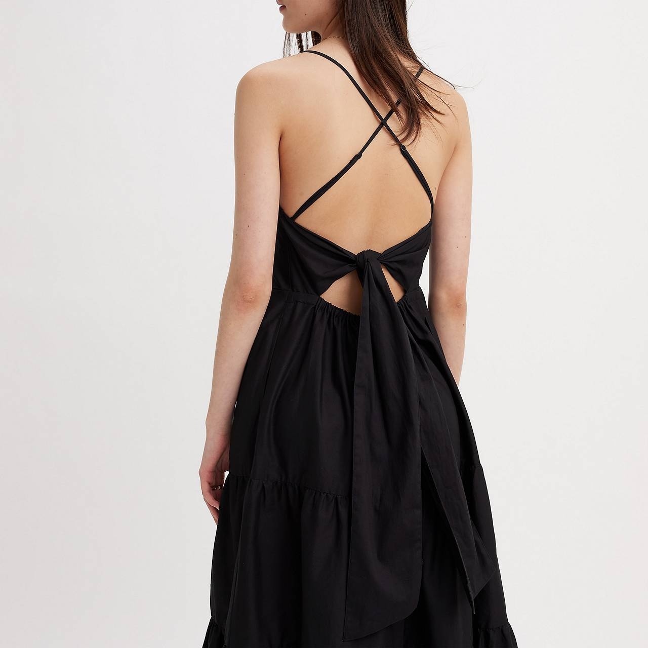 MAXI TIERED SLIP DRESS - 4