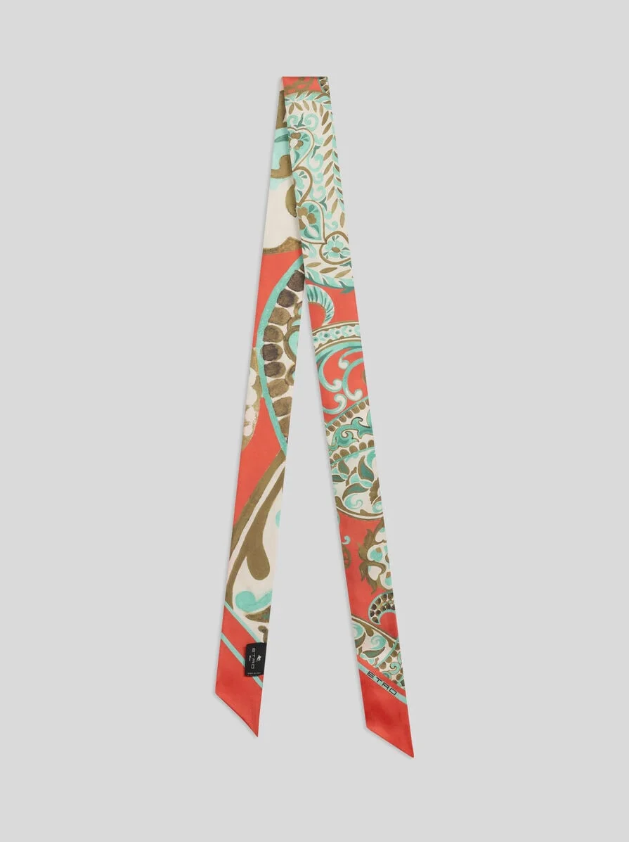 SILK PAISLEYINA WITH PAISLEY MOTIF - 1