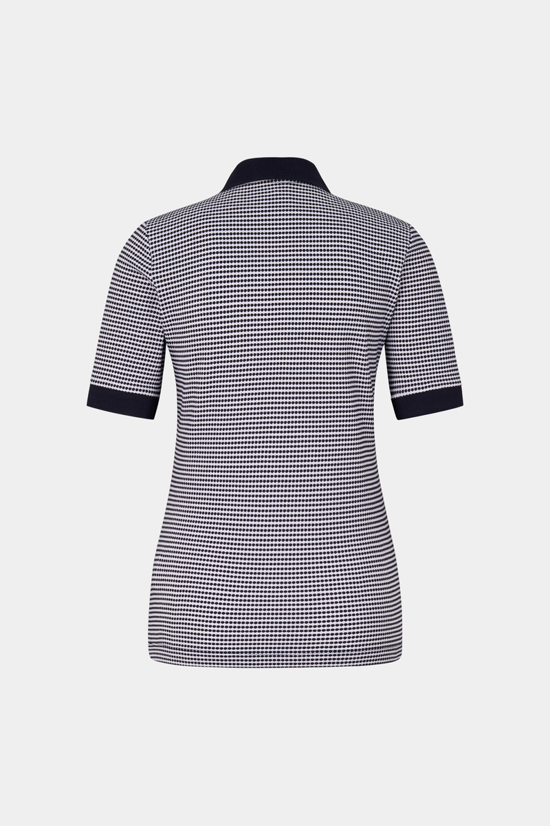 BOGNER Wendy Polo shirt in Navy blue/Off-white outlook