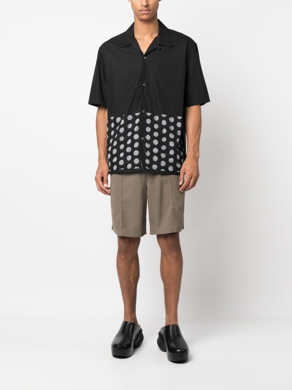 pintucked elasticated bermuda shorts - 2