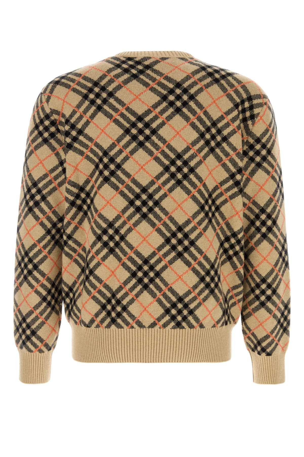 Burberry Men Embroidered Cashmere Sweater - 2