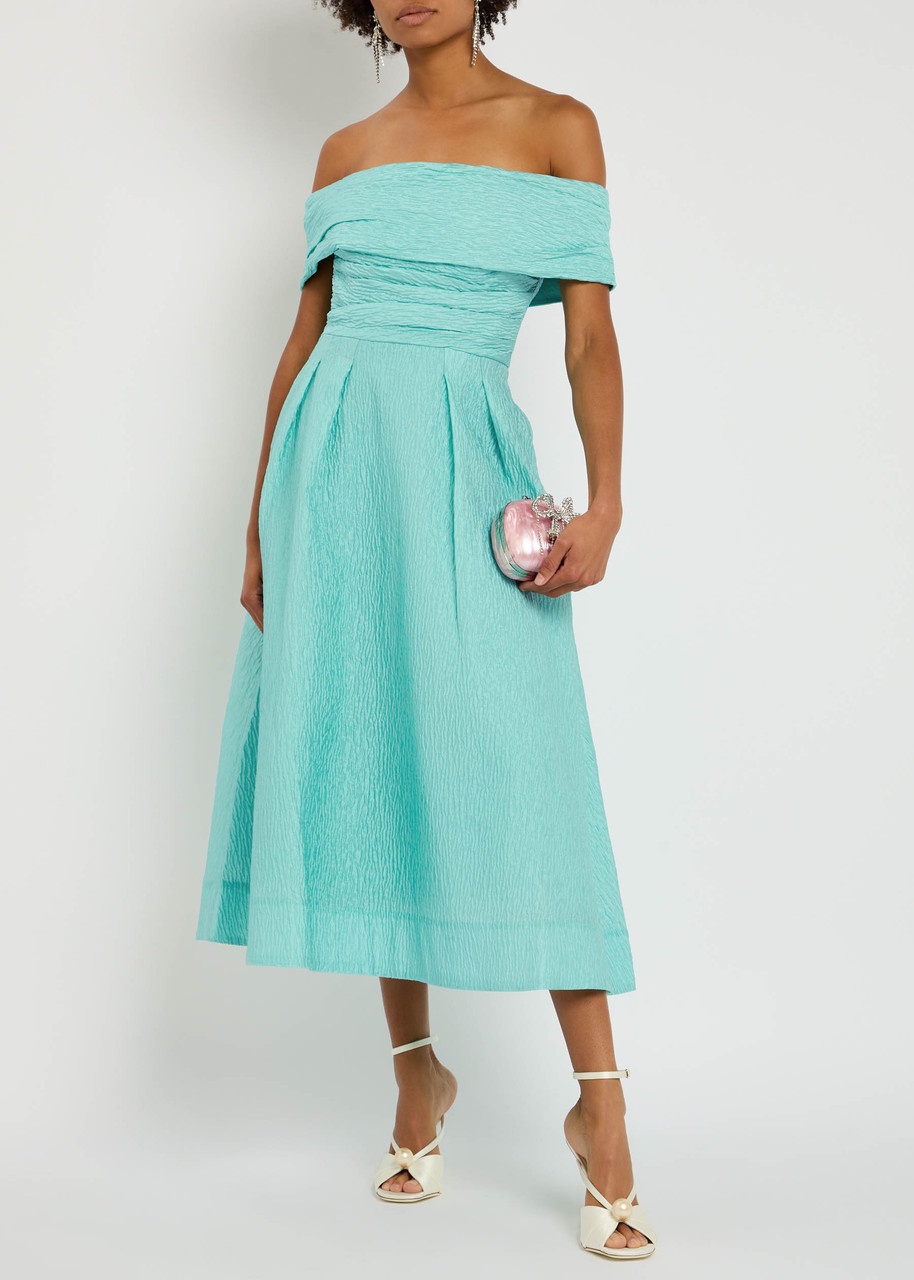 Rebecca Vallance Adalyn Cloqué Midi Dress - 4