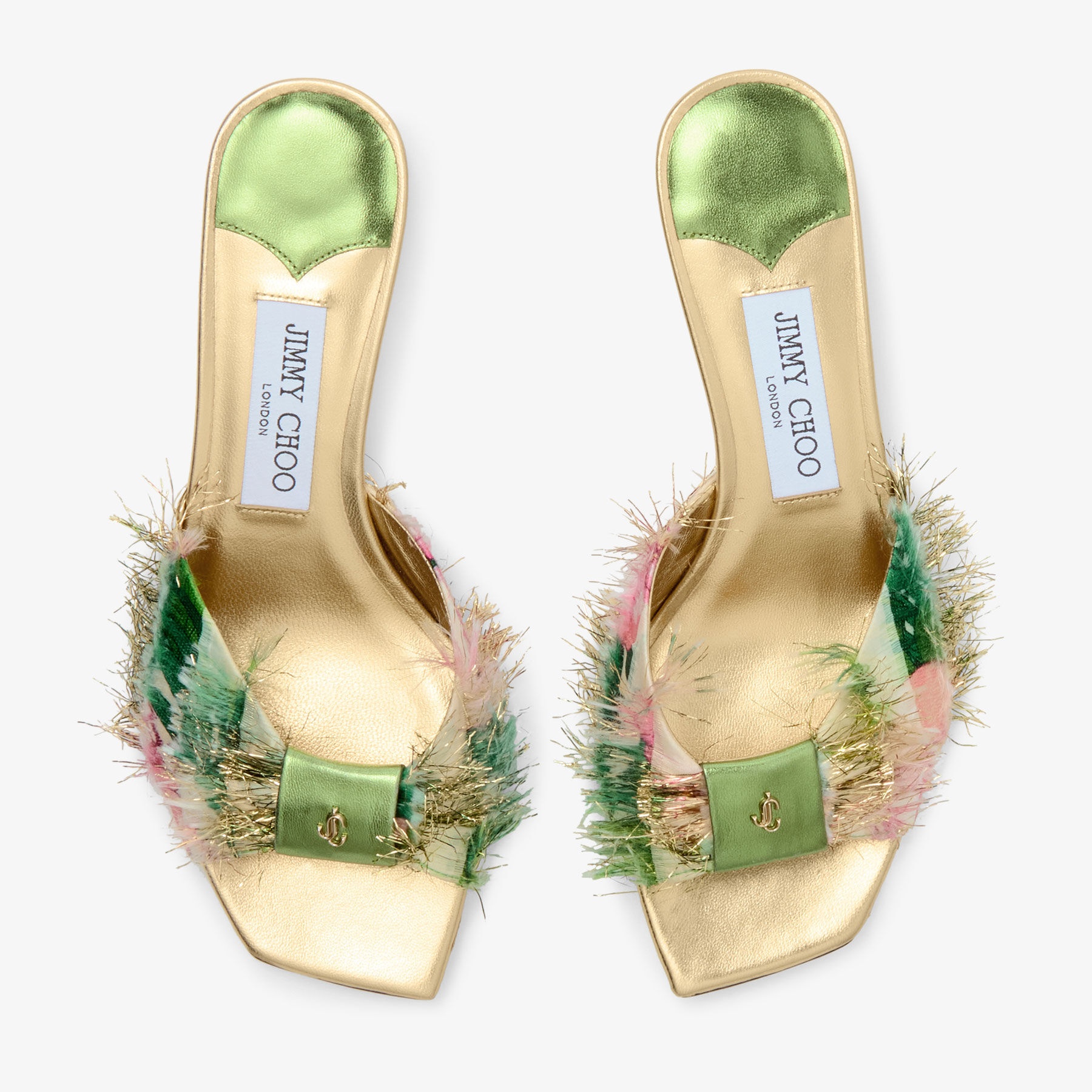 Annika Mule 35
Orchid Floral & Metallic Nappa Leather Sandals - 4