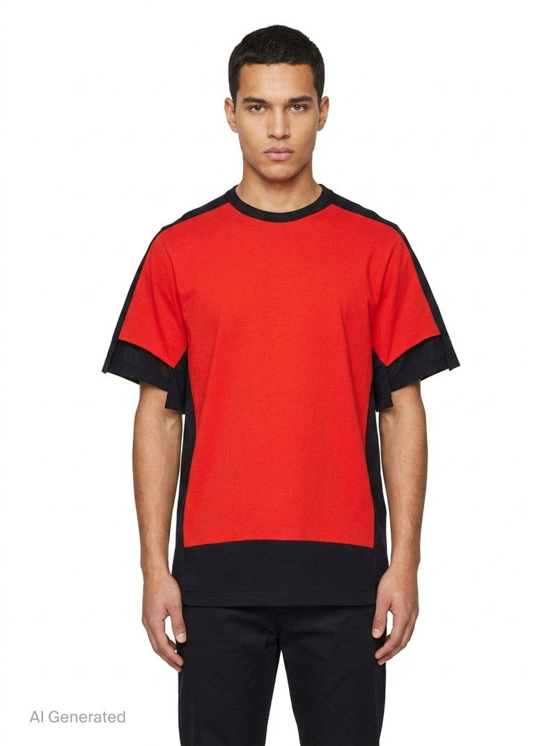 Two Way Colour Crewneck Tee 4