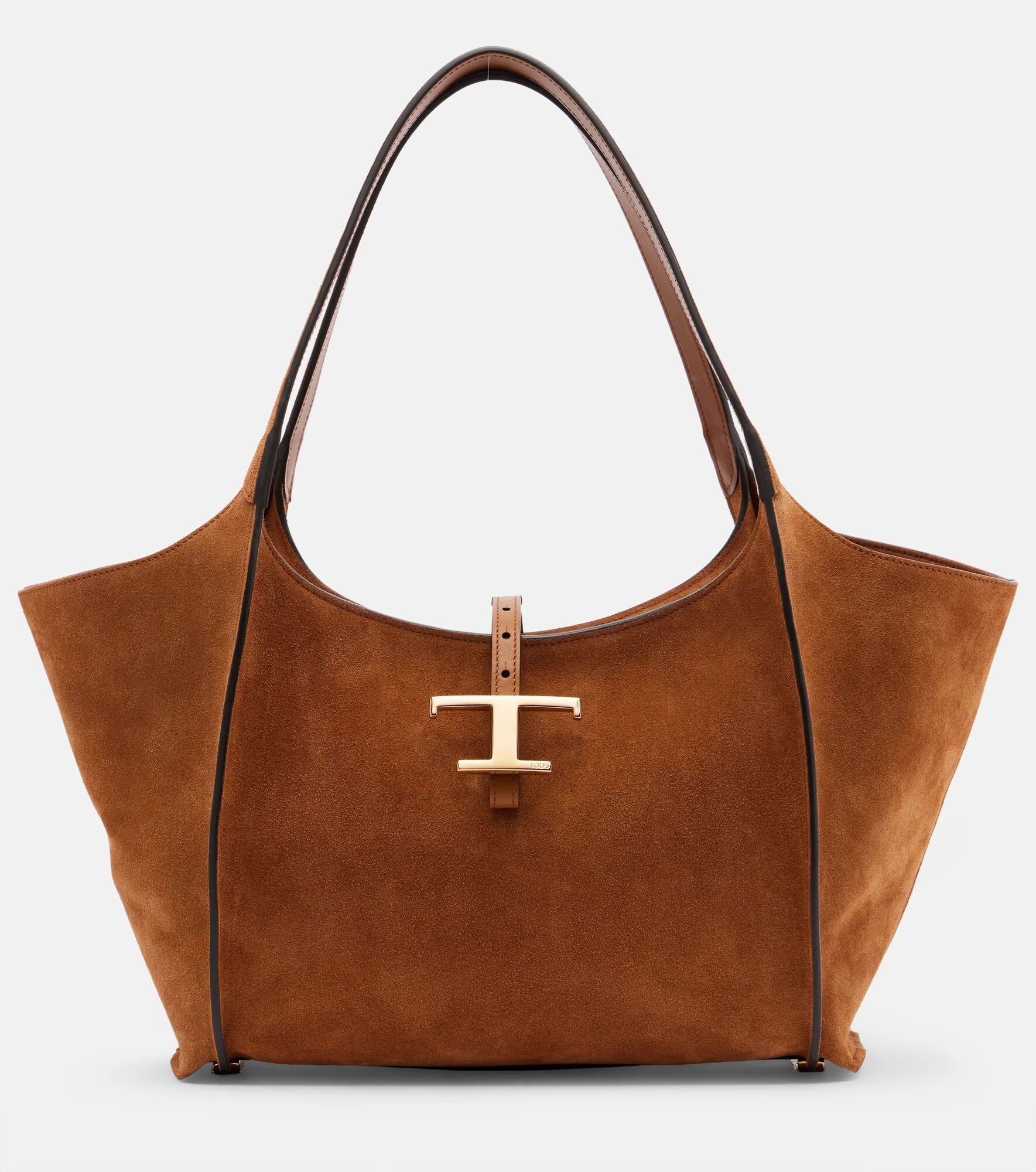T Timeless Small suede tote bag - 1