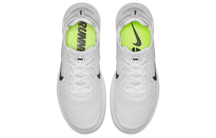 (WMNS) Nike Free RN 2018 'White Black' 942837-100 - 4