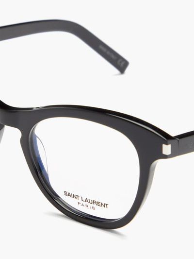 SAINT LAURENT Round acetate glasses outlook