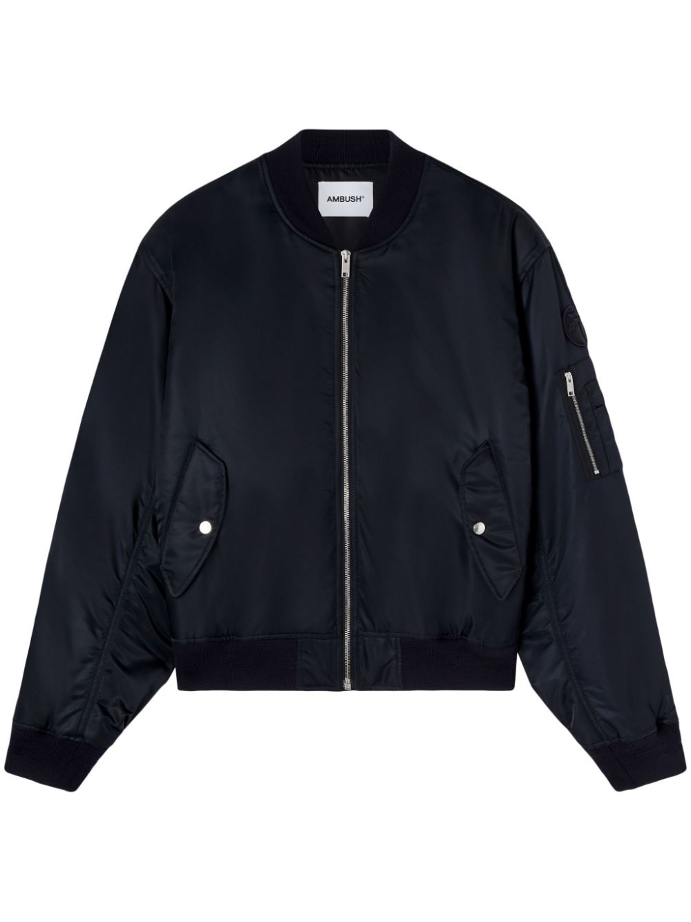 logo-appliquÃ© bomber jacket - 1