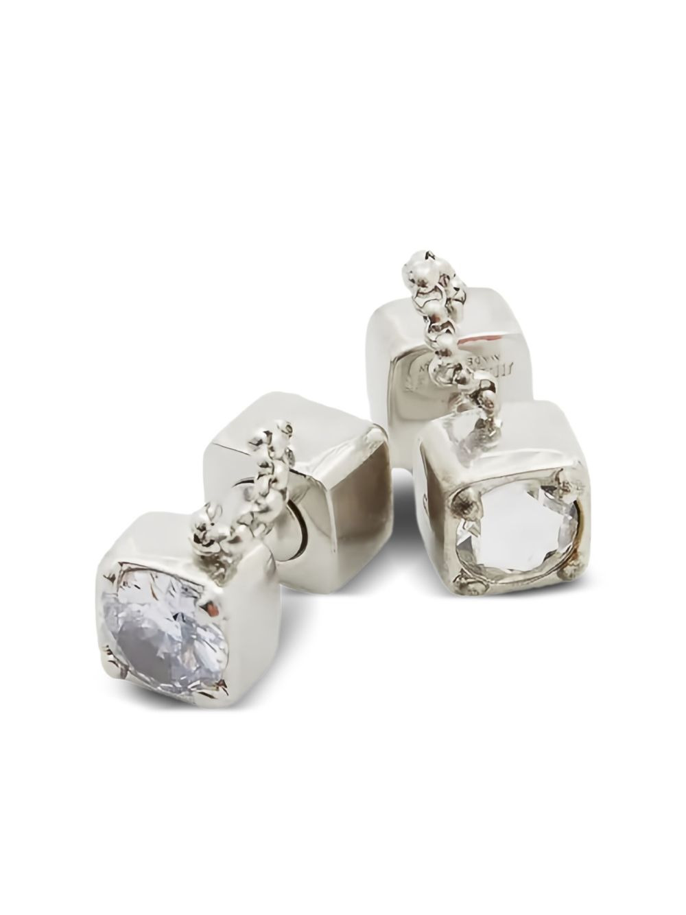 chain-detail earrings - 2