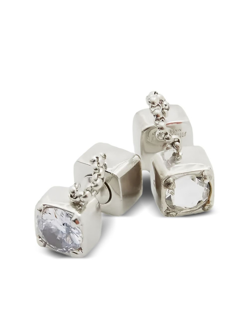 Jil Sander chain-detail earrings outlook