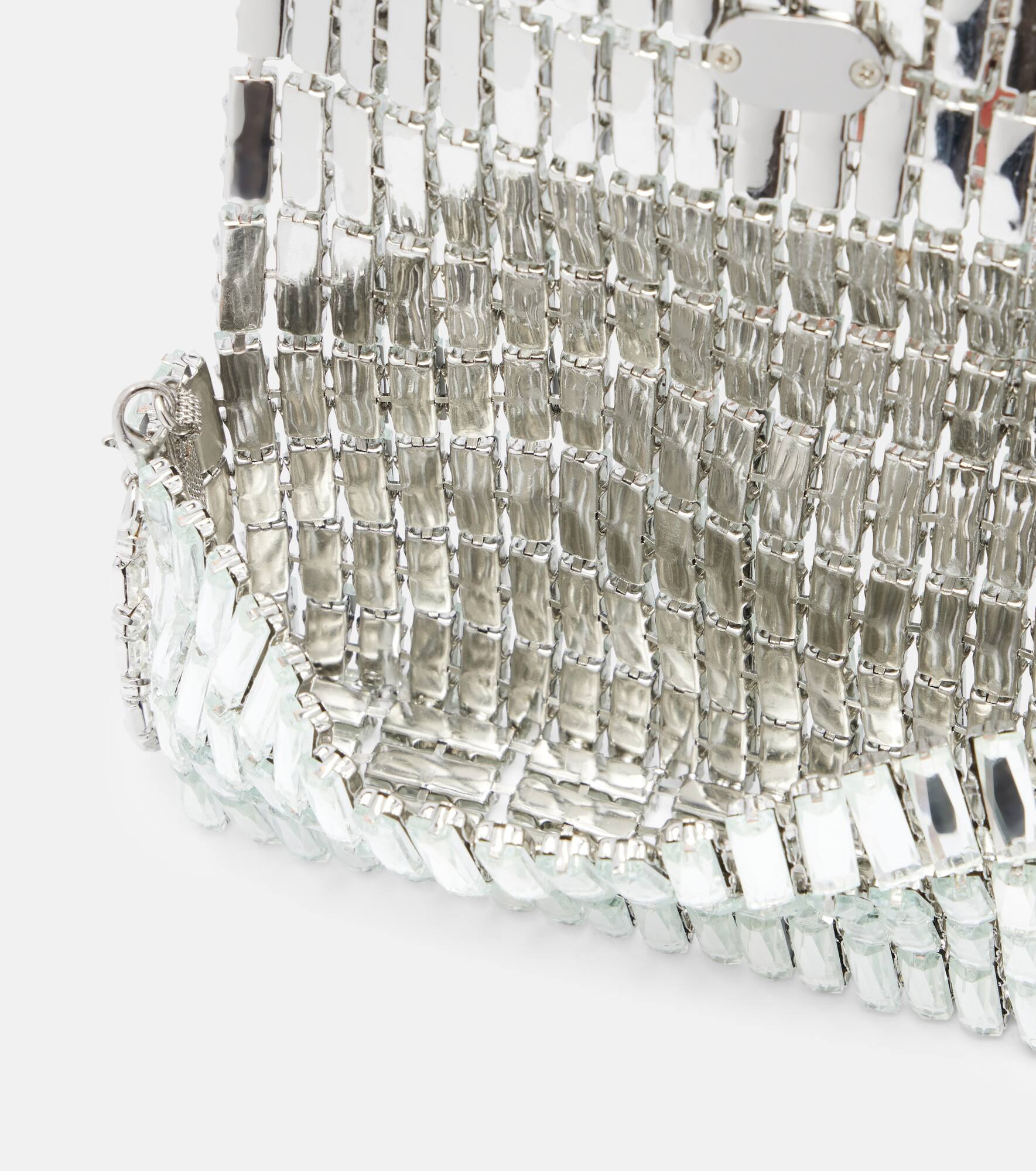 Mini crystal-embellished shoulder bag - 3