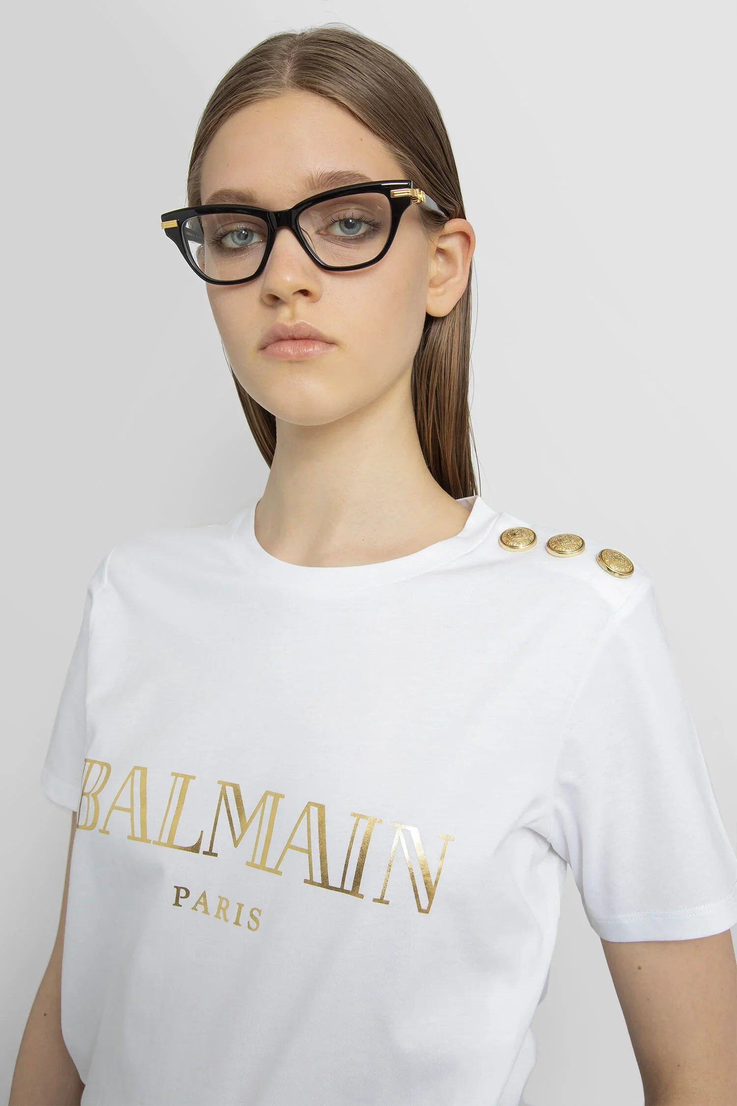 BALMAIN UNISEX BLACK EYEWEAR - 7