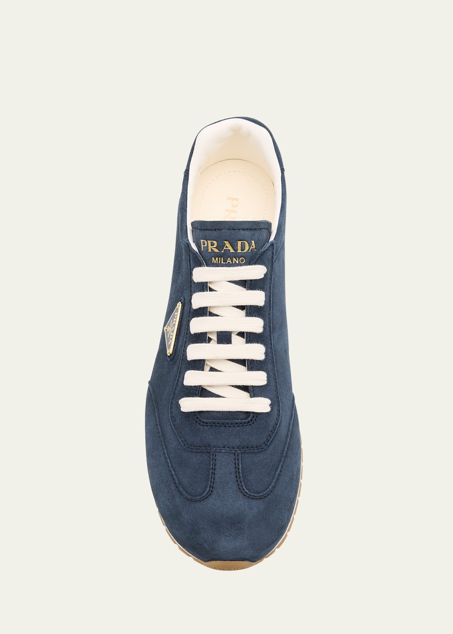 Men's Rank Suede T-Toe Retro Runner Sneakers - 5