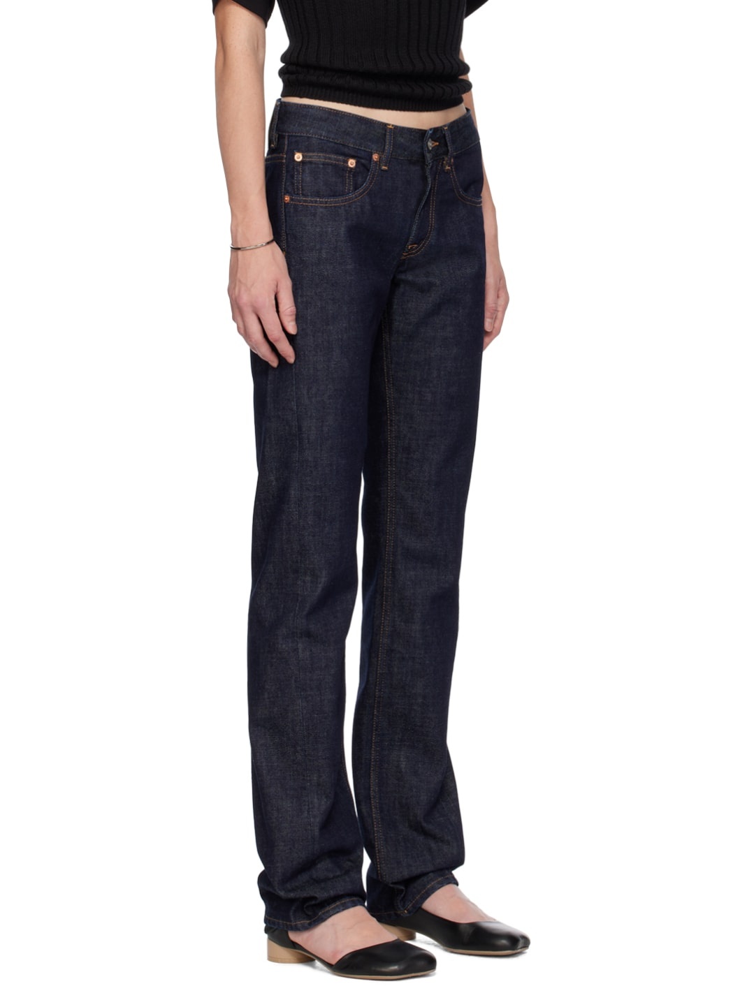 MM6 Maison Margiela Indigo 5-Pockets Jeans