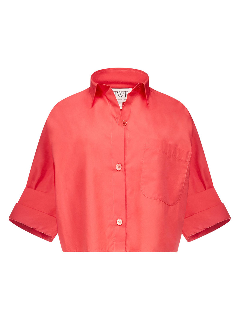 Women's Next Ex Cotton Shirt - Tomato 1