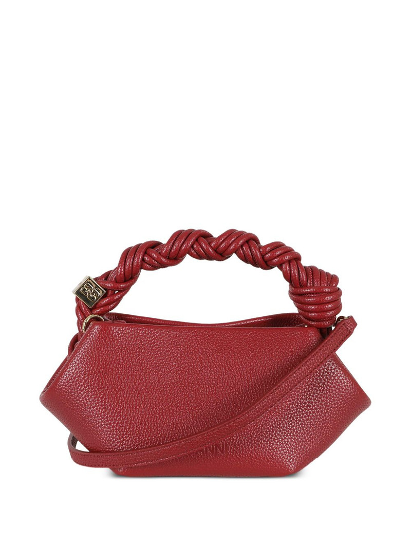 GANNI mini Bou braided-handle tote bag outlook