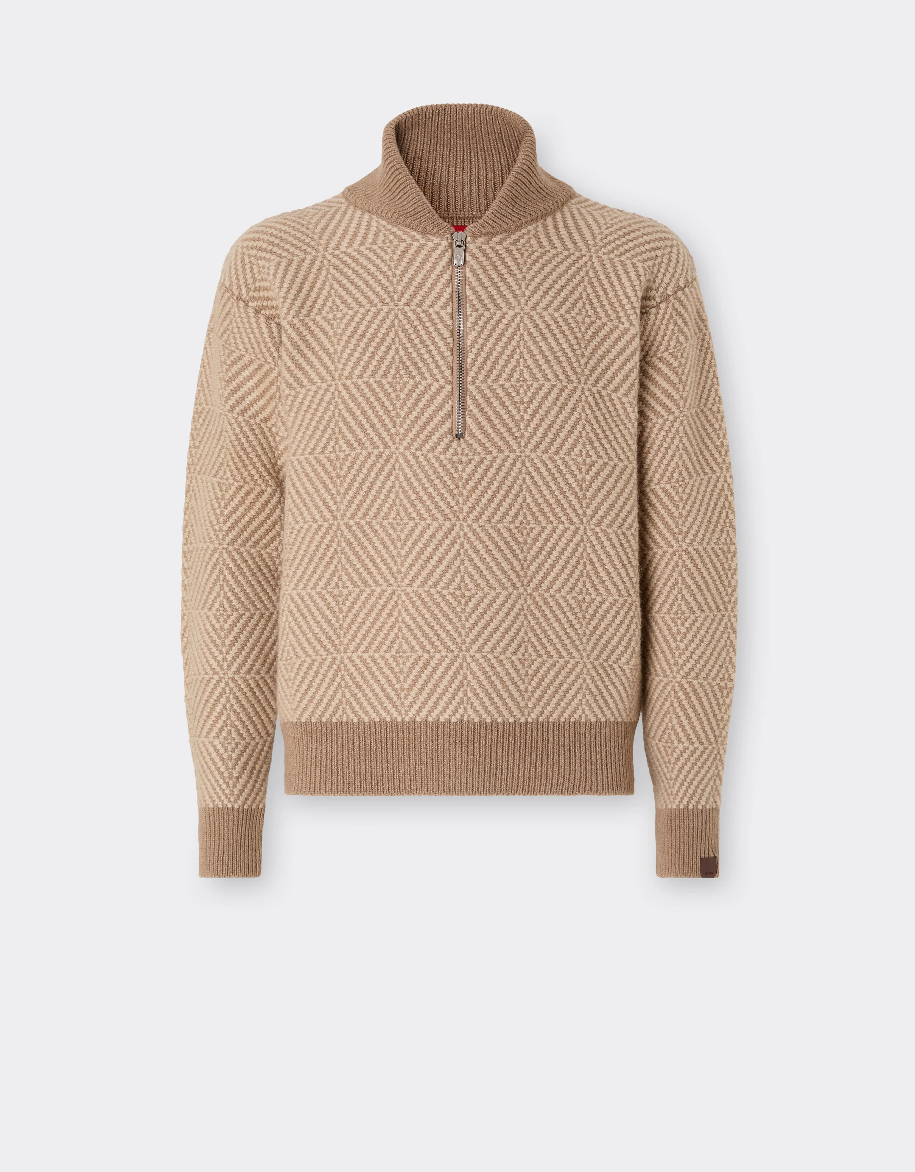 Wool Half-Zip Jumper - 1