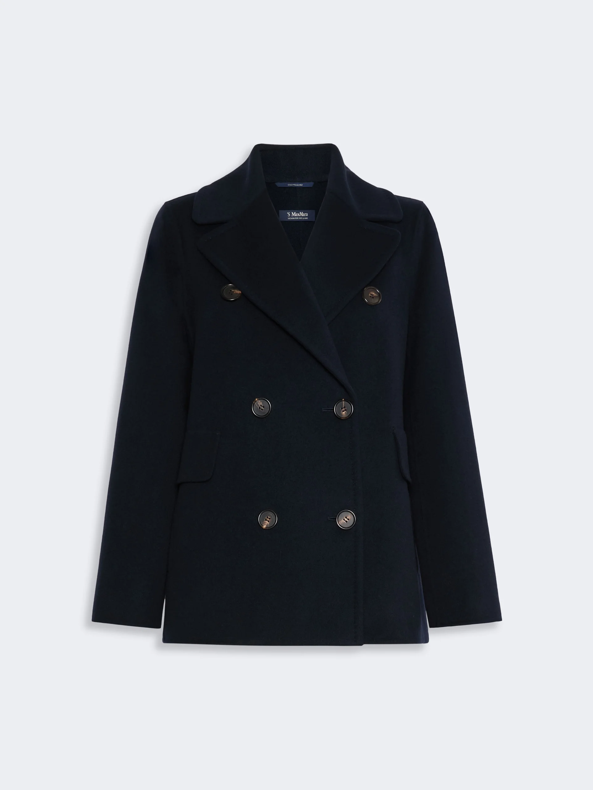 CAMILLA Wool pea coat - MIDNIGHTBLUE - 1