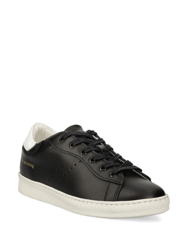 Filling Pieces perforated panelled trainers outlook