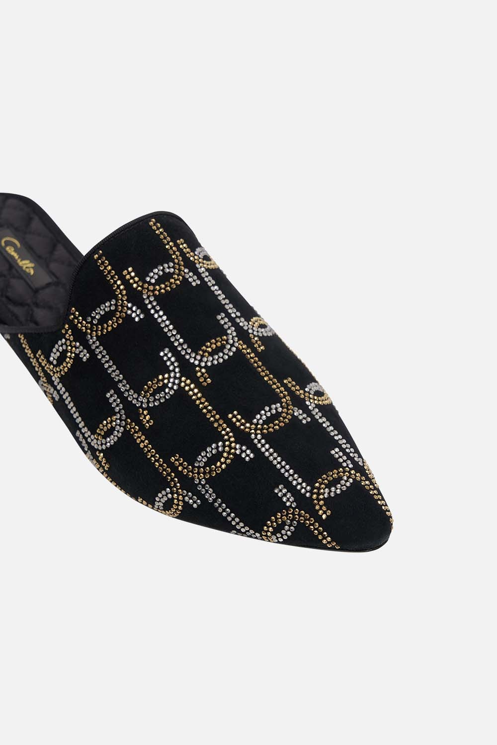 BELLE EMBROIDERED SLIPPER - 4