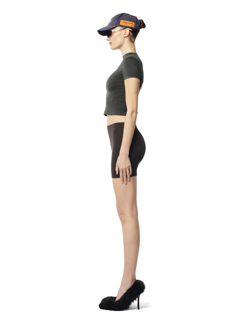 Lace-Up Stretch Miniskirt 3