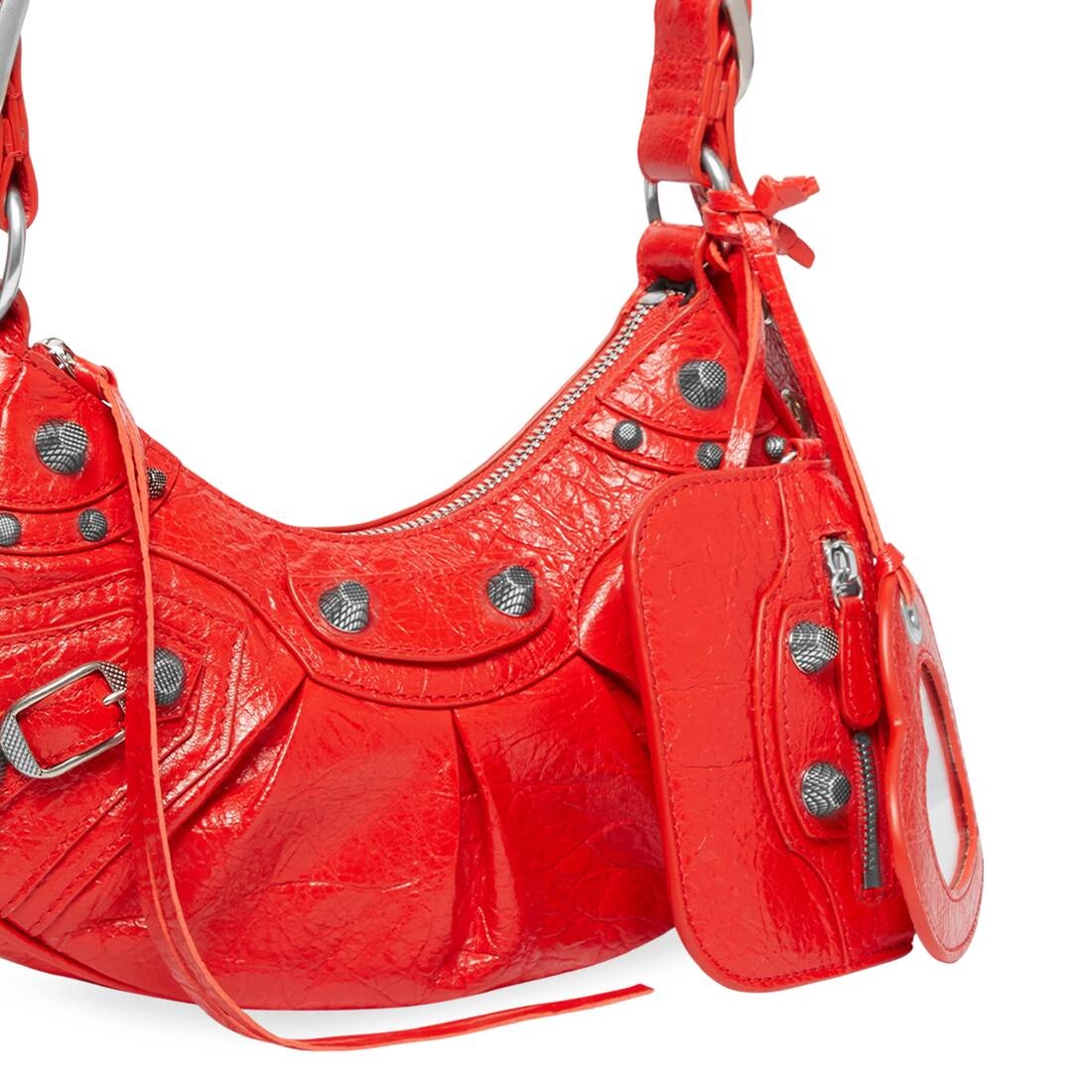 Women's Le Cagole Xs Shoulder Bag in Red - 10