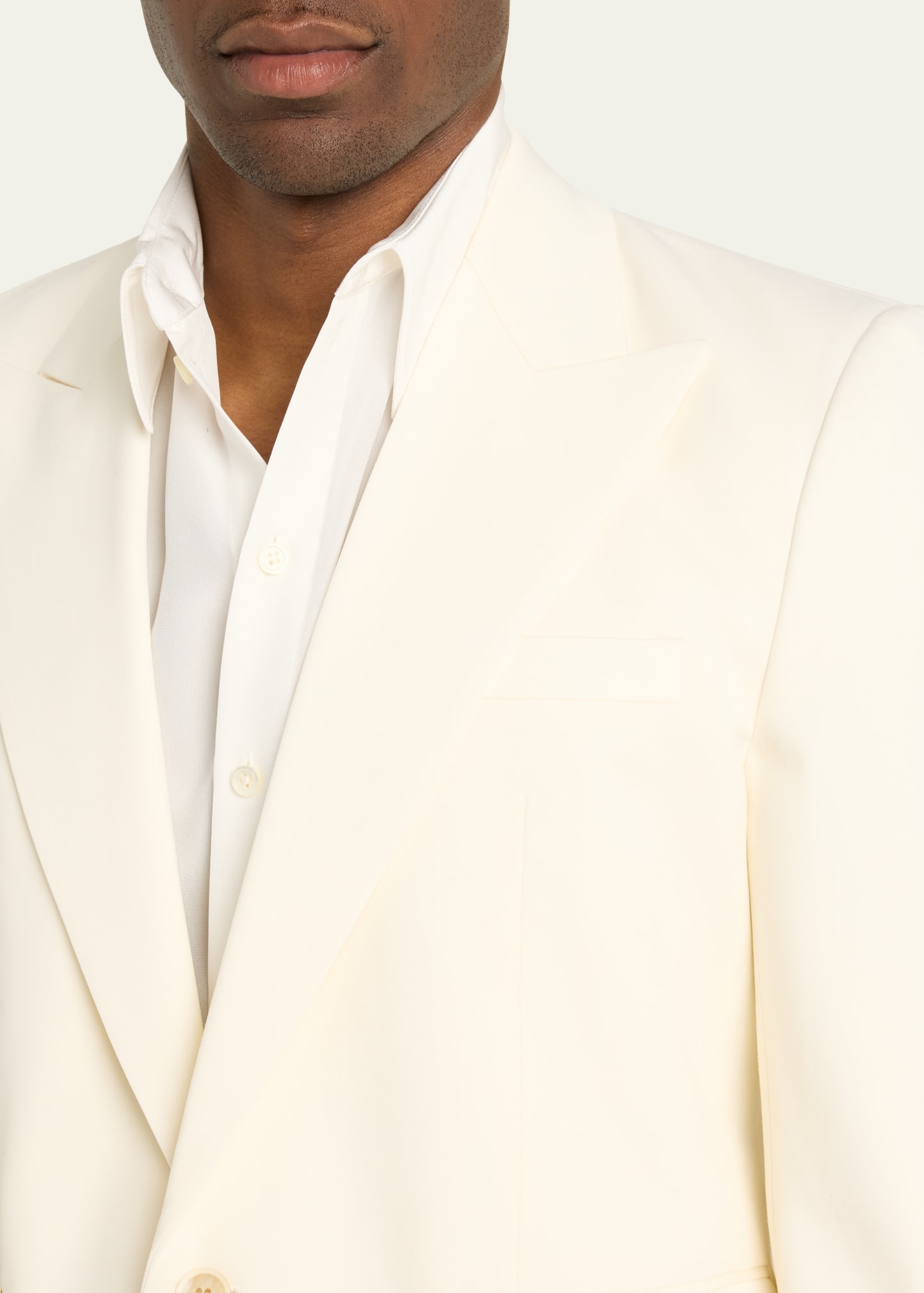 Men's Single-Button Tuxedo Jacket - 5