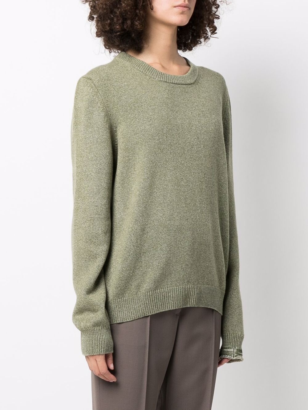 round neck knit jumper - 3