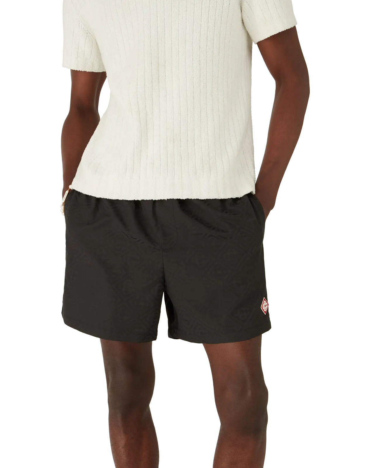 Monogram Jacquard Swim Shorts | Casablanca Paris - 4