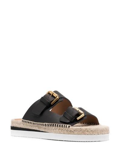 See by Chloé double-buckle leather sandals outlook