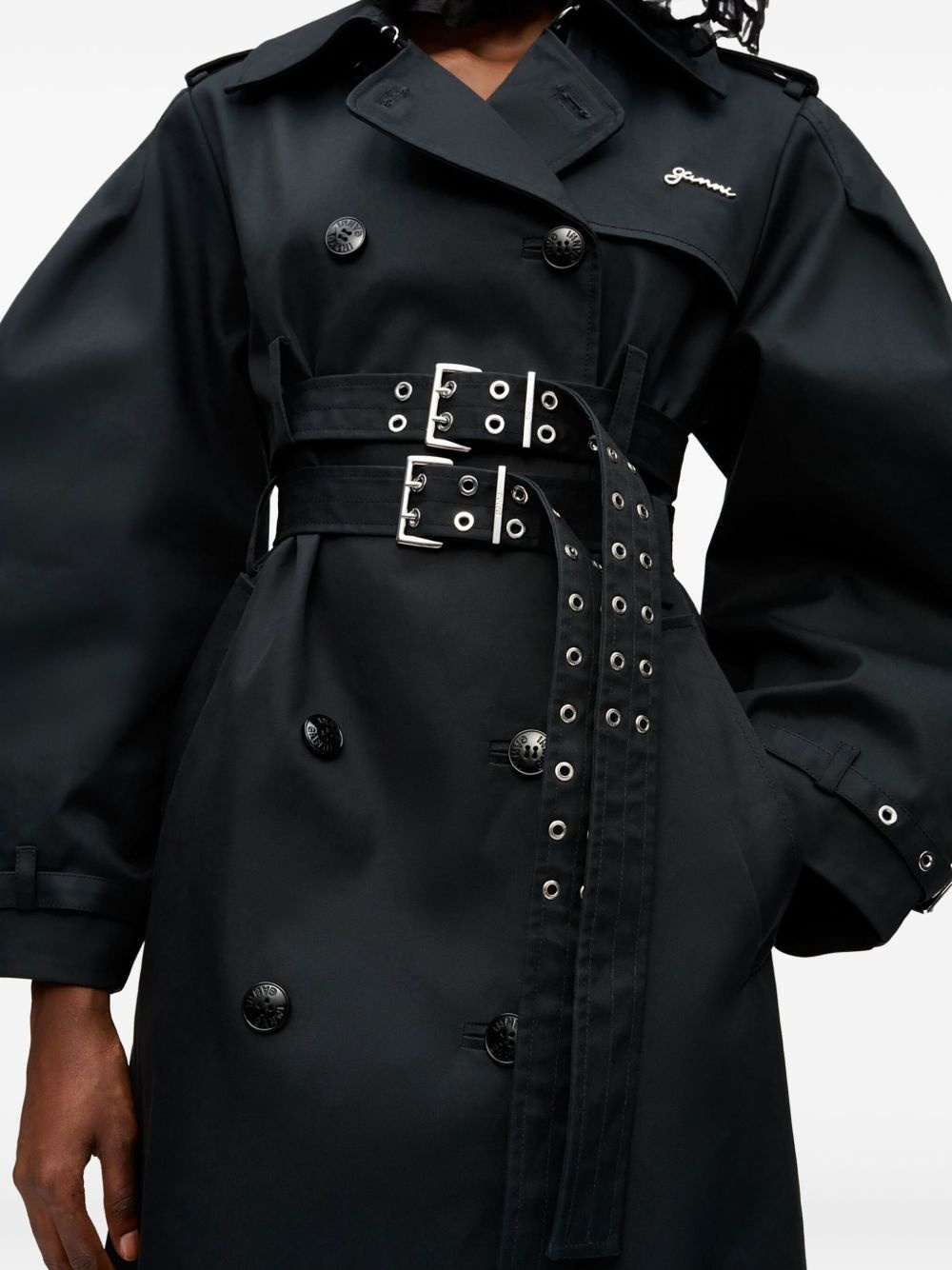 organic-cotton trench coat - 4