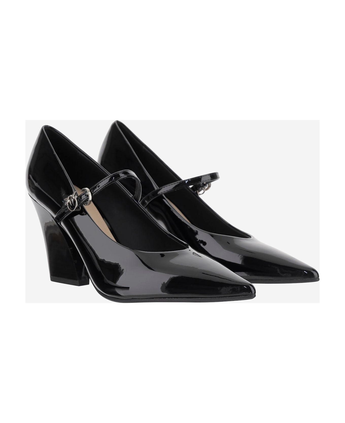 Glossy Leather Pumps - 2