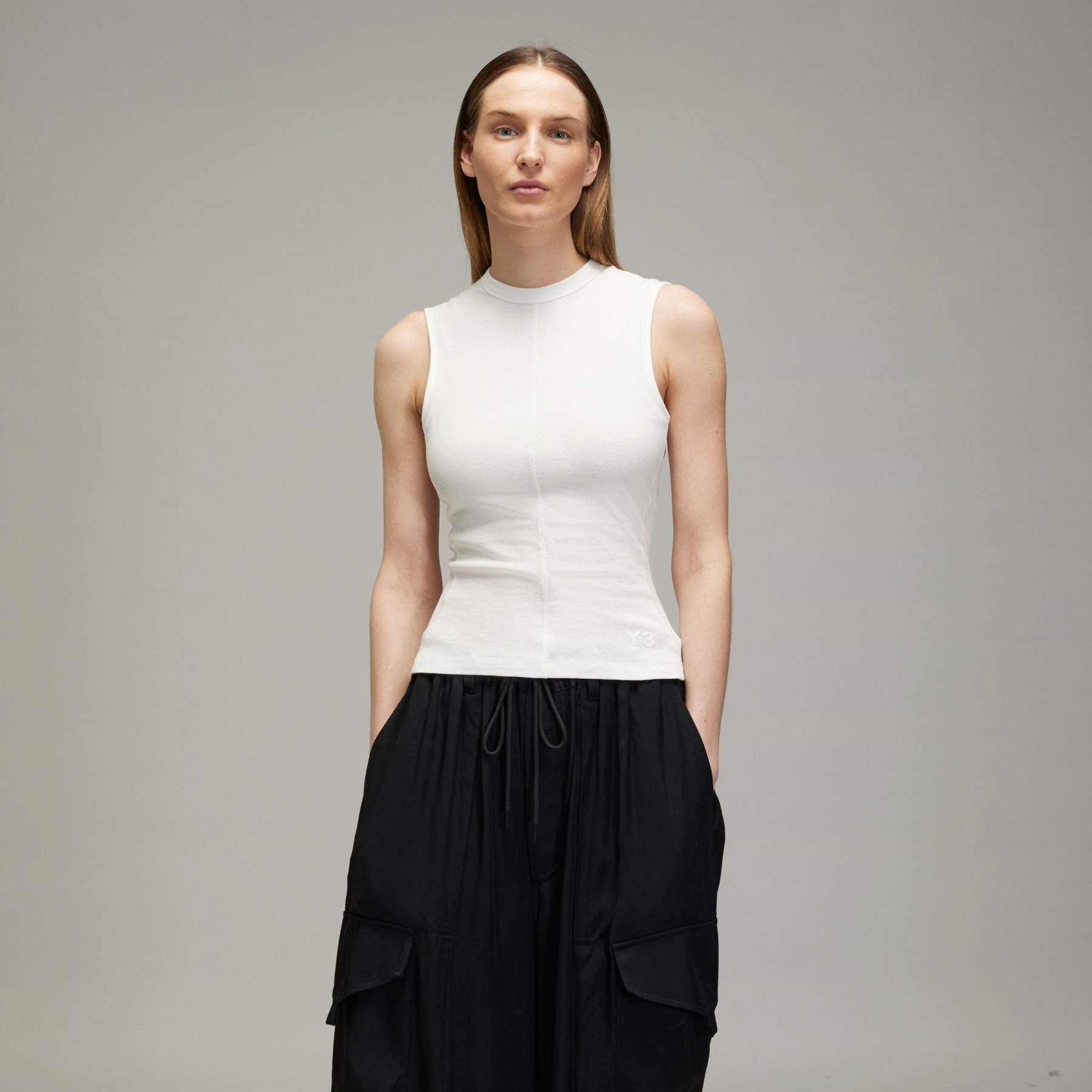 Y-3 W Fitted Tank Top - 2