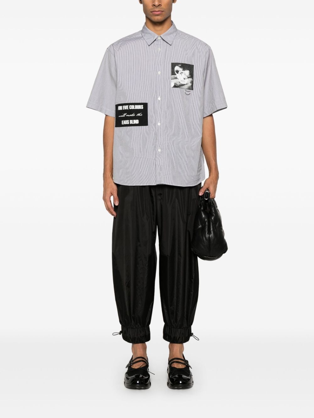 patchwork shirt - 2
