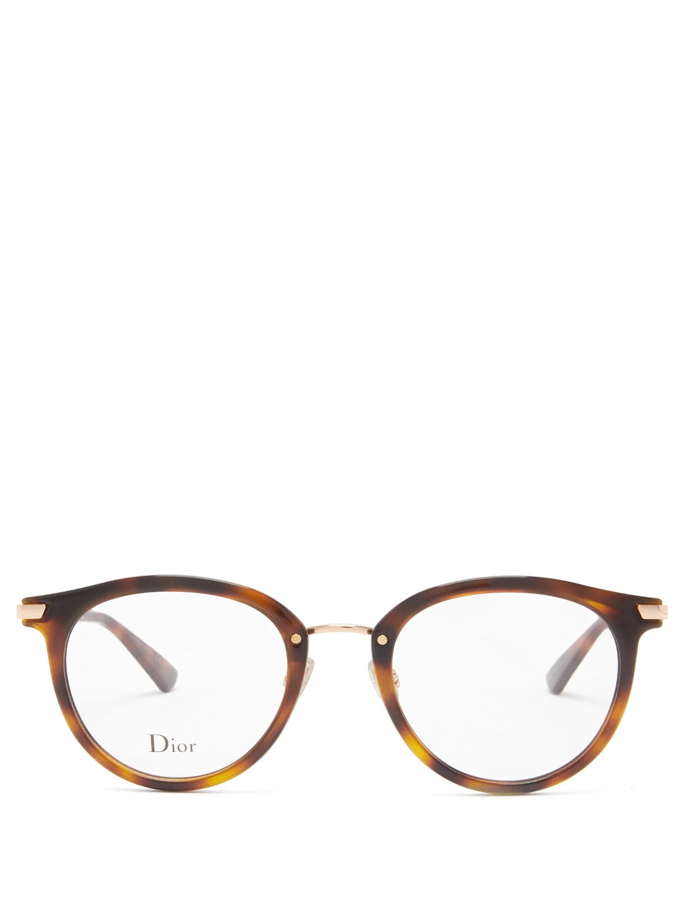 Diorline3F round tortoiseshell-acetate glasses - 1