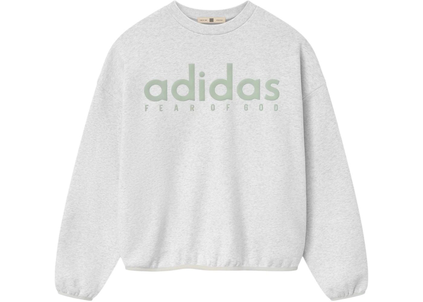 Fear of God Athletics Cotton Fleece Crewneck Light Heather - 1